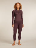 Women's 300 Polar Half Zip Thermal Top Java - 3