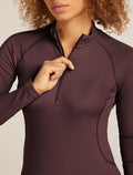 Women's 300 Polar Half Zip Thermal Top Java - 6