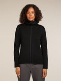 Women's 560 Elemental Zip Hoodie Black - 1