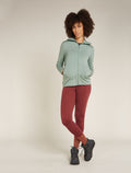 Women's Merino 560 Realfleece™ Elemental Long Sleeve Zip Hoodie Moss - 3