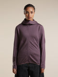 560 RealFleece™ Elemental Zip Hoodie Grey Plum - 1