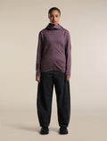 560 RealFleece™ Elemental Zip Hoodie Grey Plum - 3