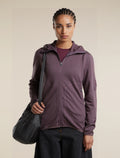 560 RealFleece™ Elemental Zip Hoodie Grey Plum - 5