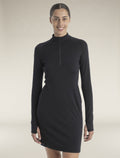 Merino 260 Granary Half-Zip-Langarmkleid Damen  - 1