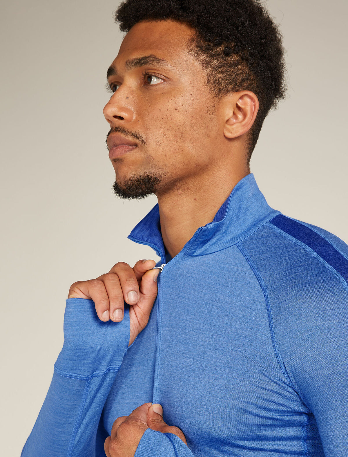 Haut isotherme à manches longues et demi-glissière 125 ZoneKnit™ en mélange de mérinos Men's  - 7