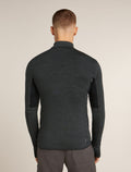 Men's 200 Descender Half Zip Jet Hthr/Black - 2