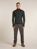 Men's 200 Descender Half Zip Jet Hthr/Black - 3