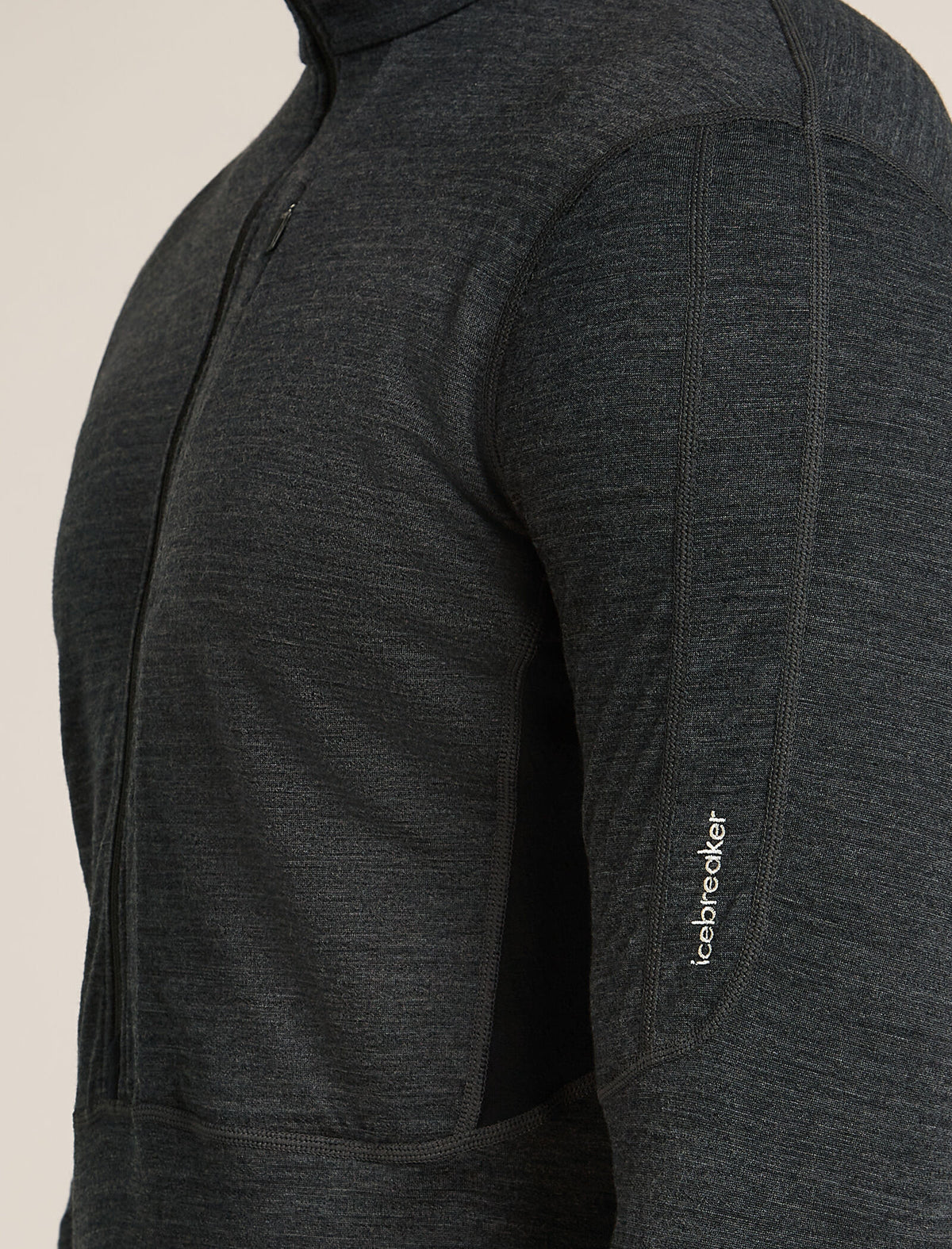 Men's 200 Descender Half Zip Jet Hthr/Black - 5