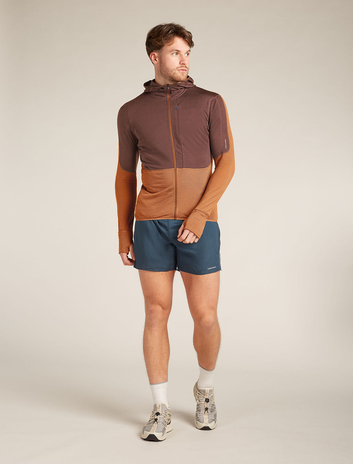 Pánské Mikina na zip s kapucí a dlouhým rukávem z merino směsi 200 Realfleece™ Descender  - 3