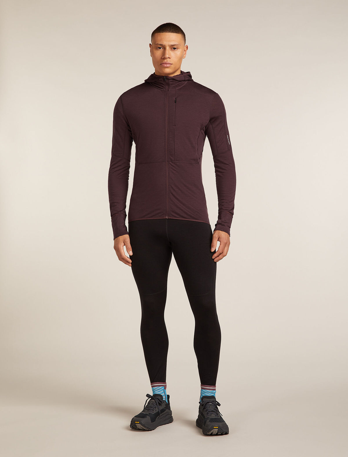 Men's 200 Descender Zip Hoodie Java - 3