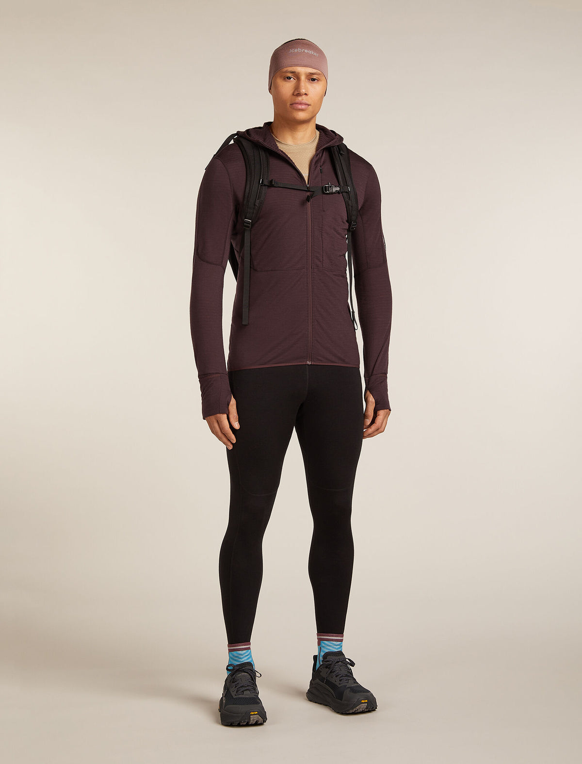 Men's 200 Descender Zip Hoodie Java - 4