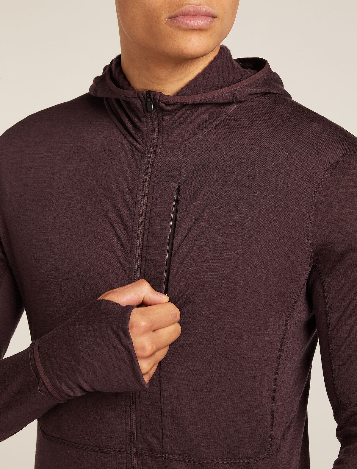 Men's 200 Descender Zip Hoodie Java - 7