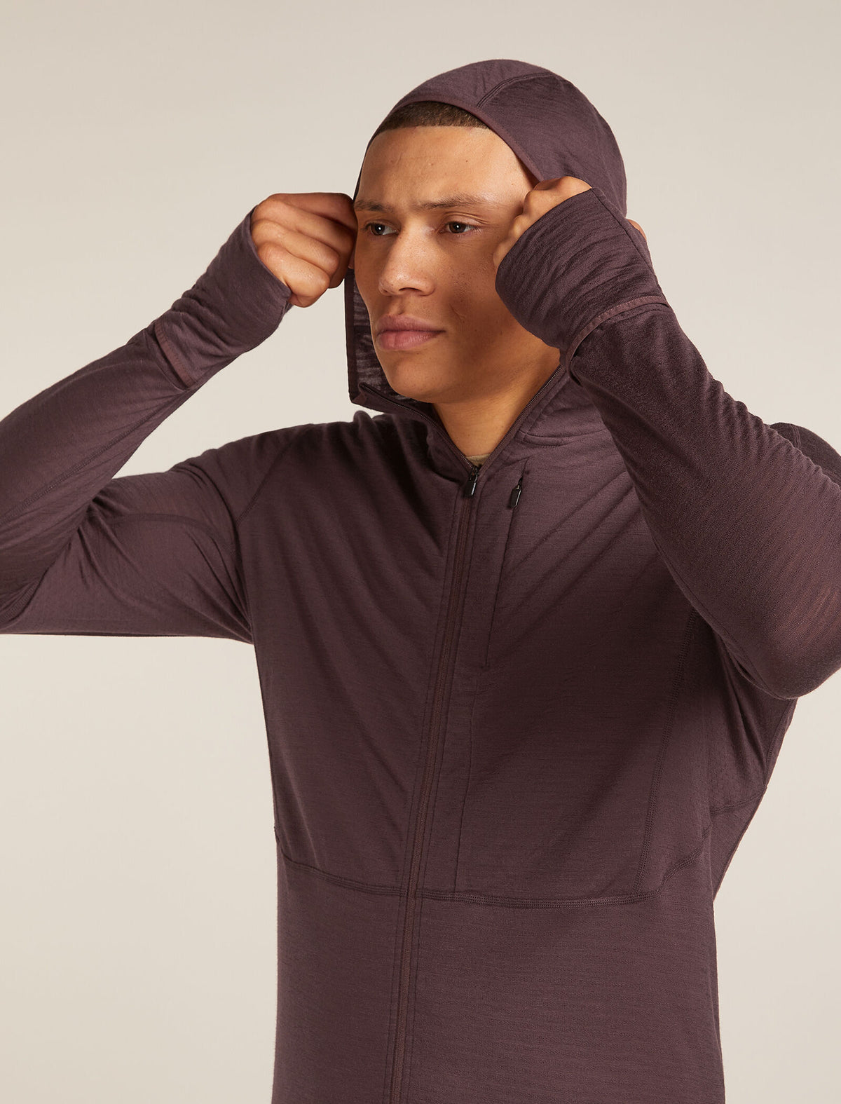 Men's 200 Descender Zip Hoodie Java - 8