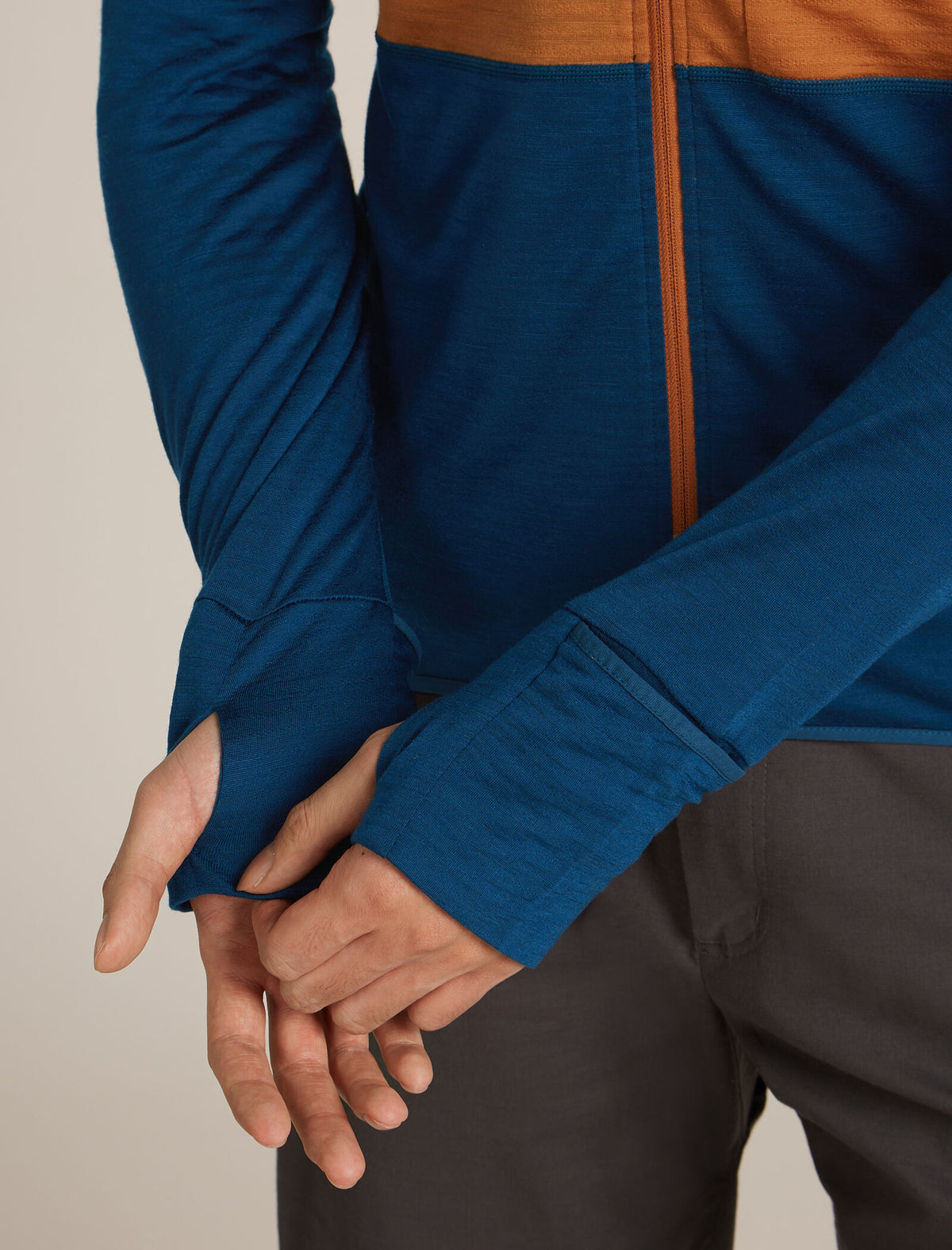Men's 200 Descender Zip Hoodie Trail/Atlantis - 8
