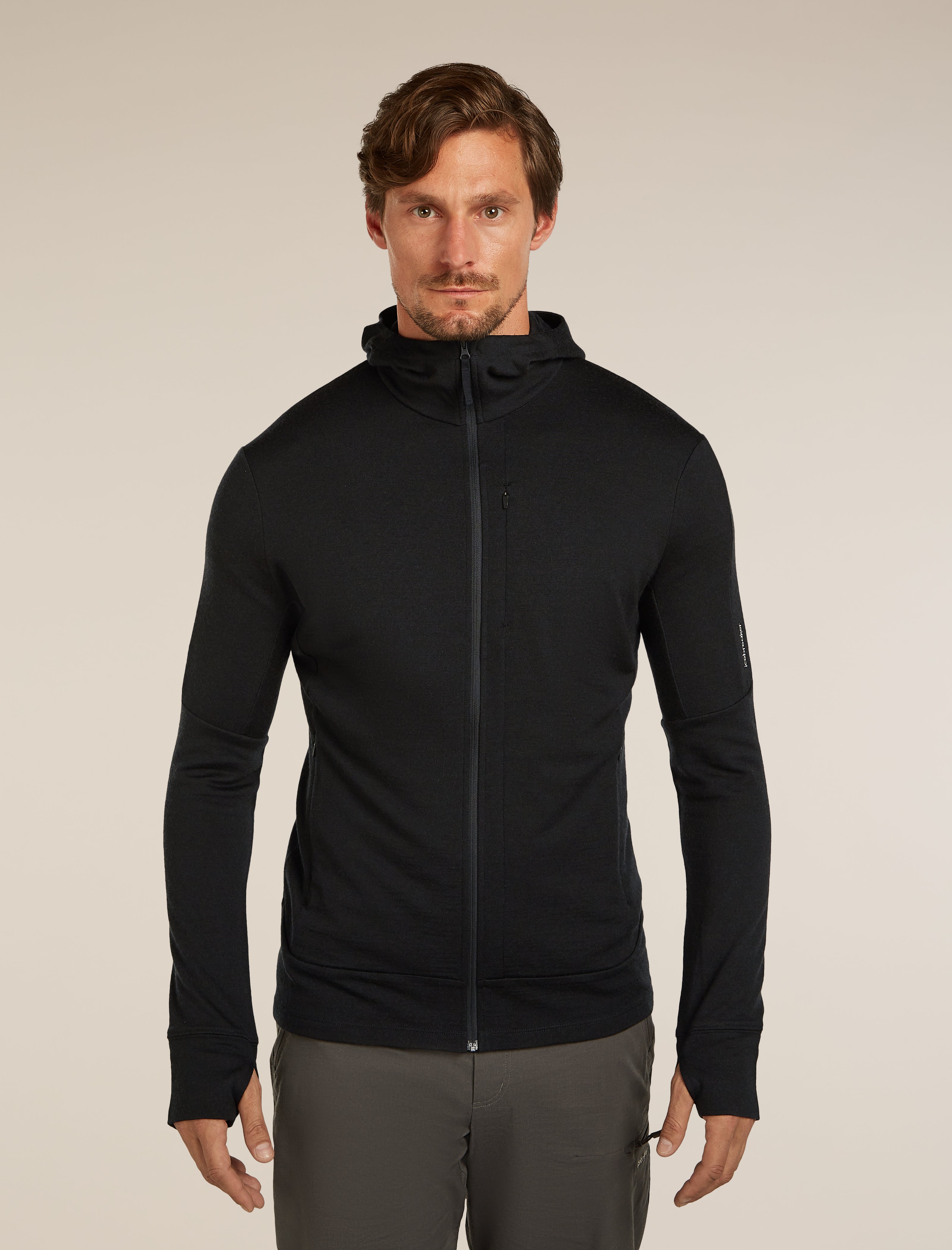 Men's Merino 260 Quantum Long Sleeve Zip Hoodie| icebreaker