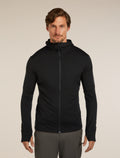 Men's 260 Quantum Zip Hoodie Black - 1
