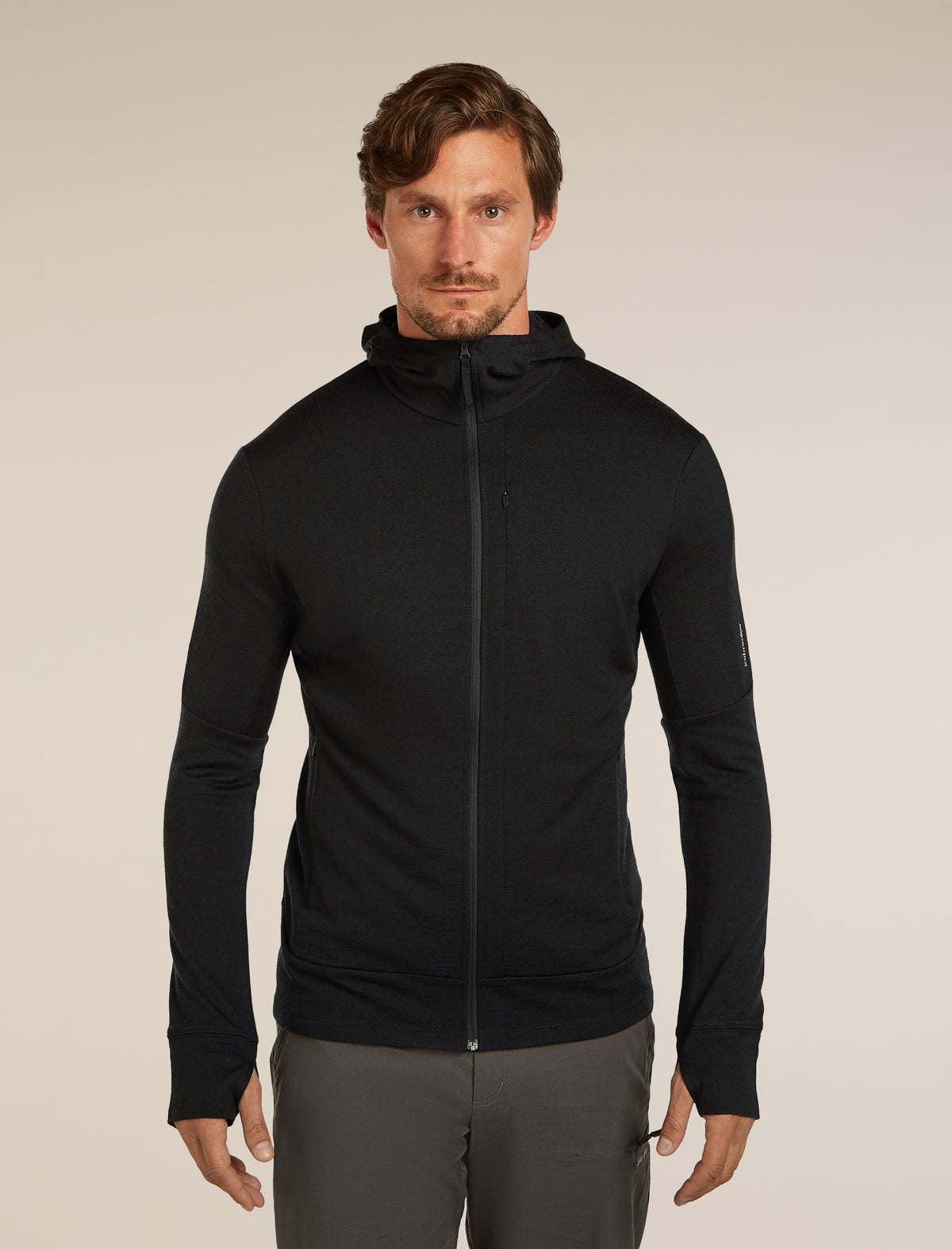 Men's 260 Quantum Zip Hoodie Black - 1