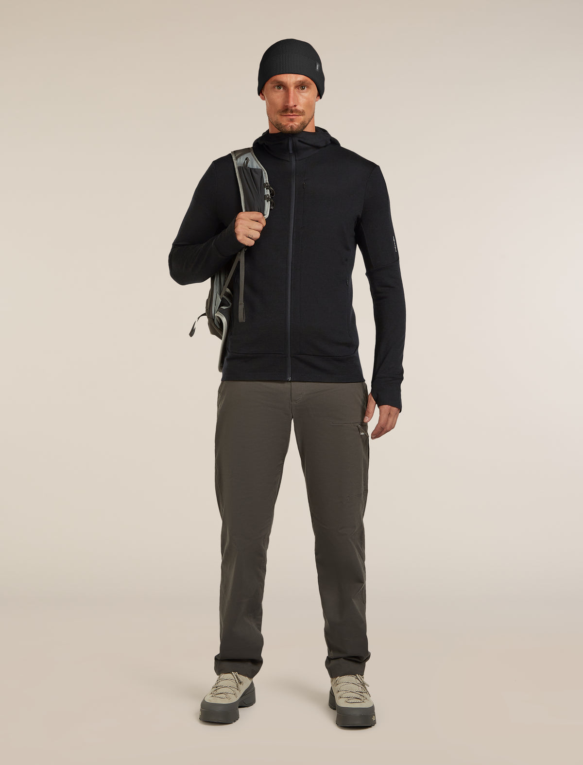 Men's 260 Quantum Zip Hoodie Black - 4