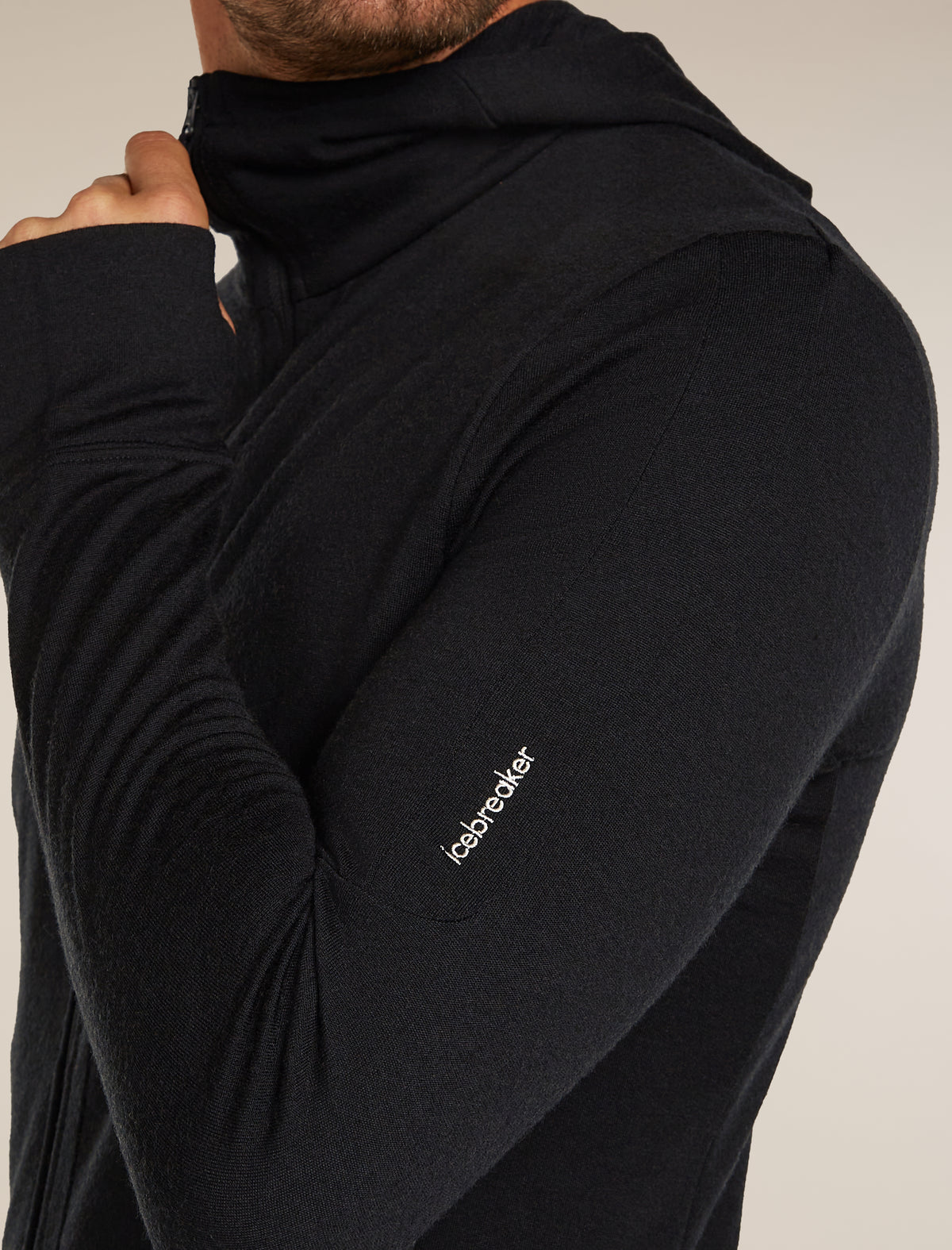 Men's 260 Quantum Zip Hoodie Black - 5