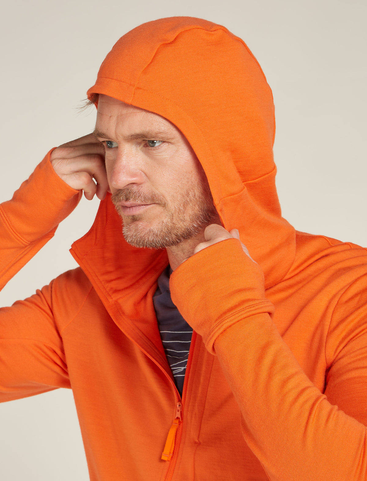 Heren 260 Quantum hoody met lange mouwen en rits van merinowol  - 5