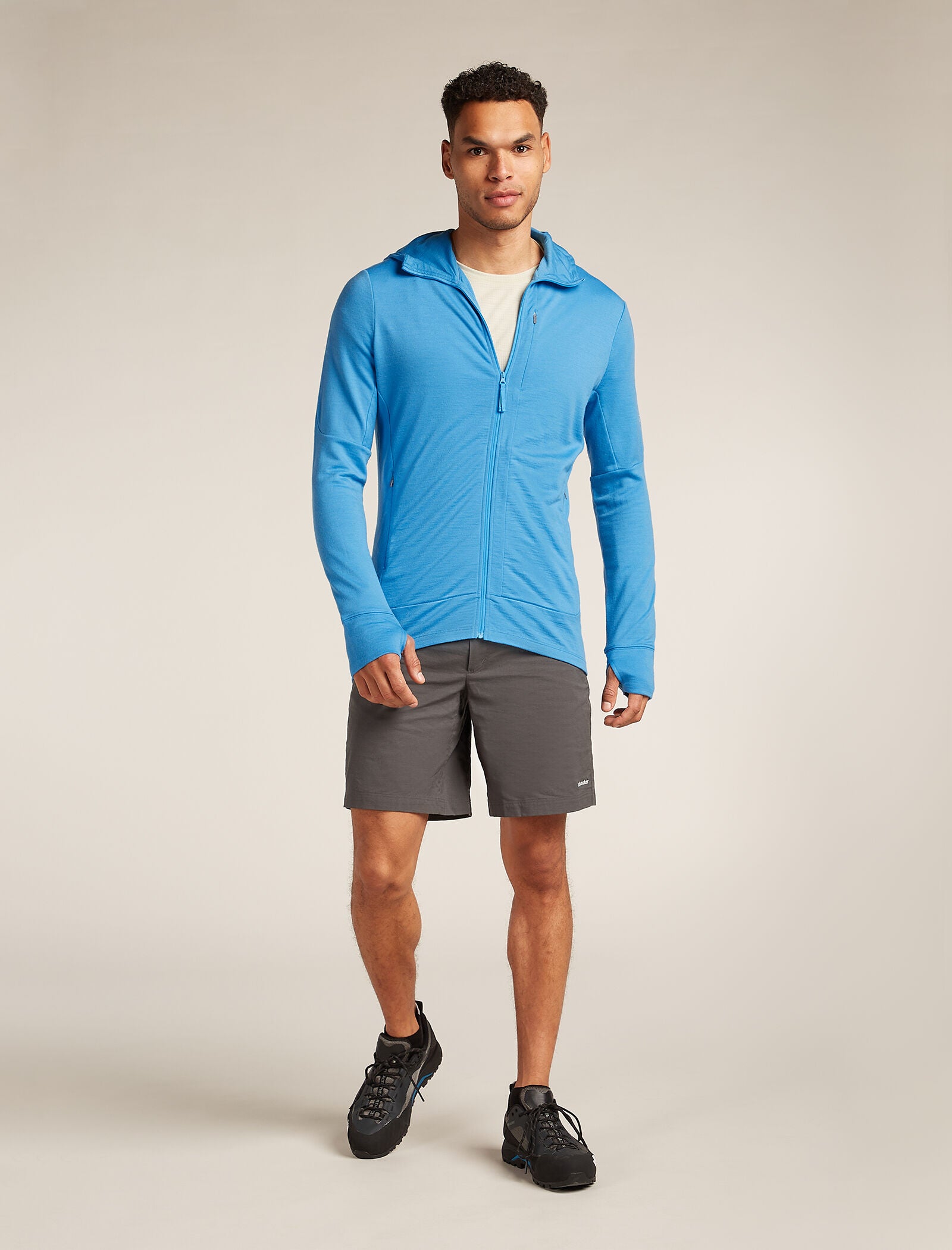 Men's Merino 260 Quantum Long Sleeve Zip Hoodie| icebreaker