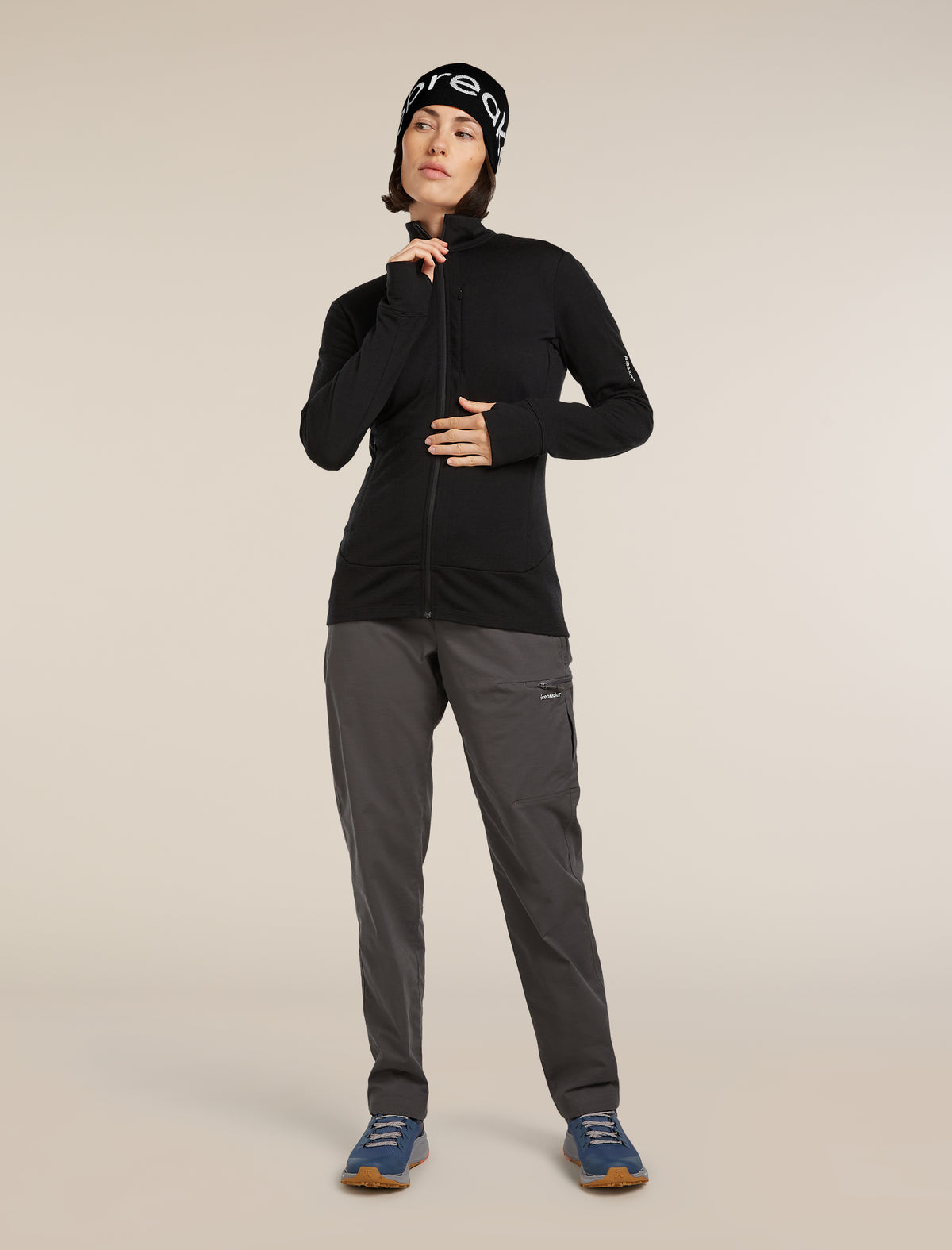 Women's 260 Quantum Long Zip Jacket Black - 4