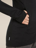 Women's 260 Quantum Long Zip Jacket Black - 7