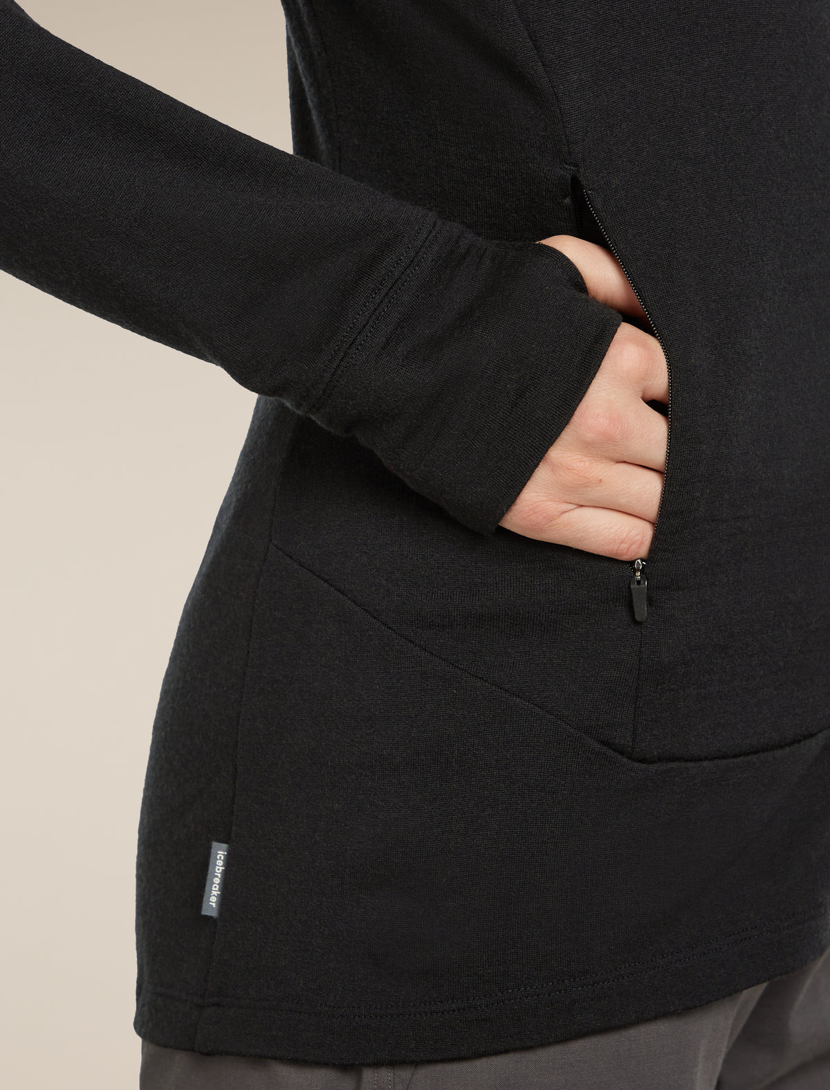 Women's 260 Quantum Long Zip Jacket Black - 7