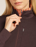 Women's 260 Quantum Long Zip Jacket Java - 7