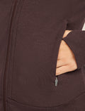 Women's 260 Quantum Long Zip Jacket Java - 8