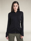 Women's 260 Quantum Zip Hoodie Black - 1