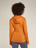 Giacca con zip e cappuccio in lana merino 260 Quantum Donna  - 2