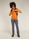 Giacca con zip e cappuccio in lana merino 260 Quantum Donna  - 4