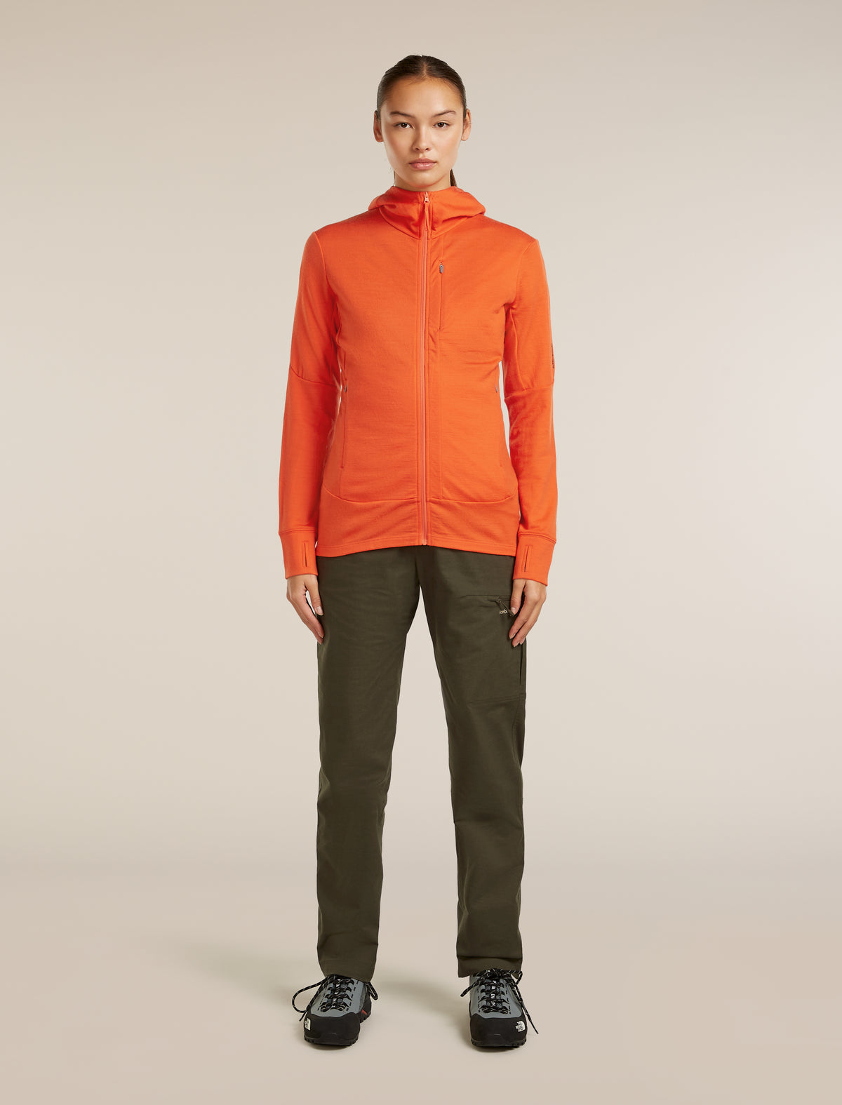 Felpa con cappuccio e zip 260 Quantum  - 3