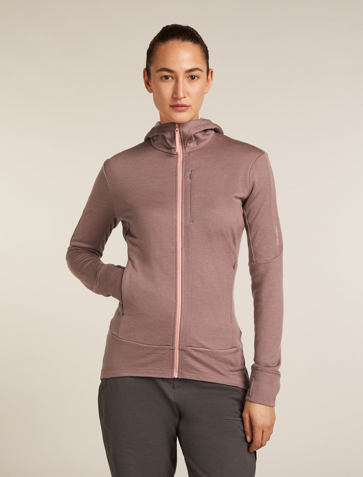 Women's 260 Quantum Zip Hoodie Summit/Blush - 1