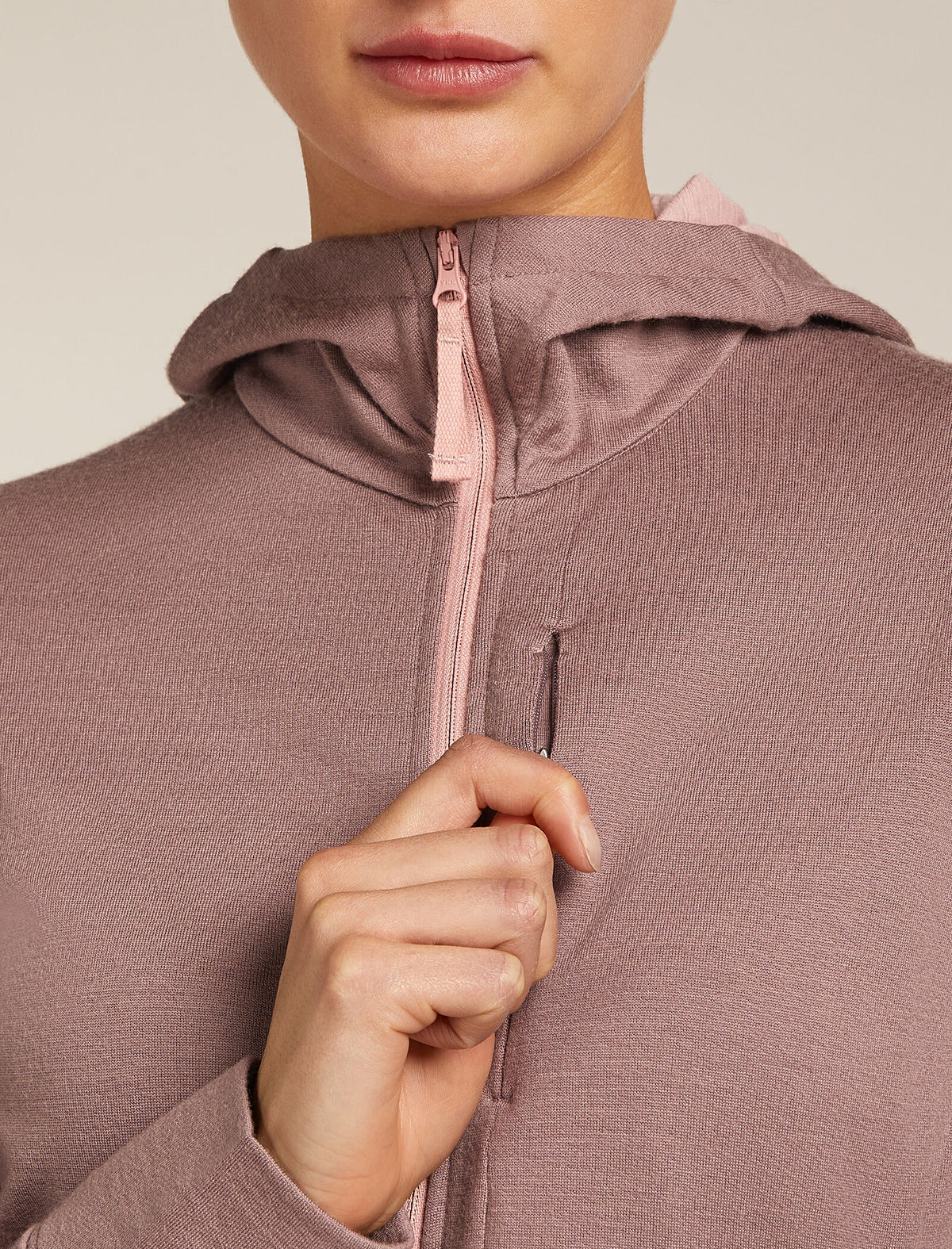 Women's 260 Quantum Zip Hoodie Summit/Blush - 10