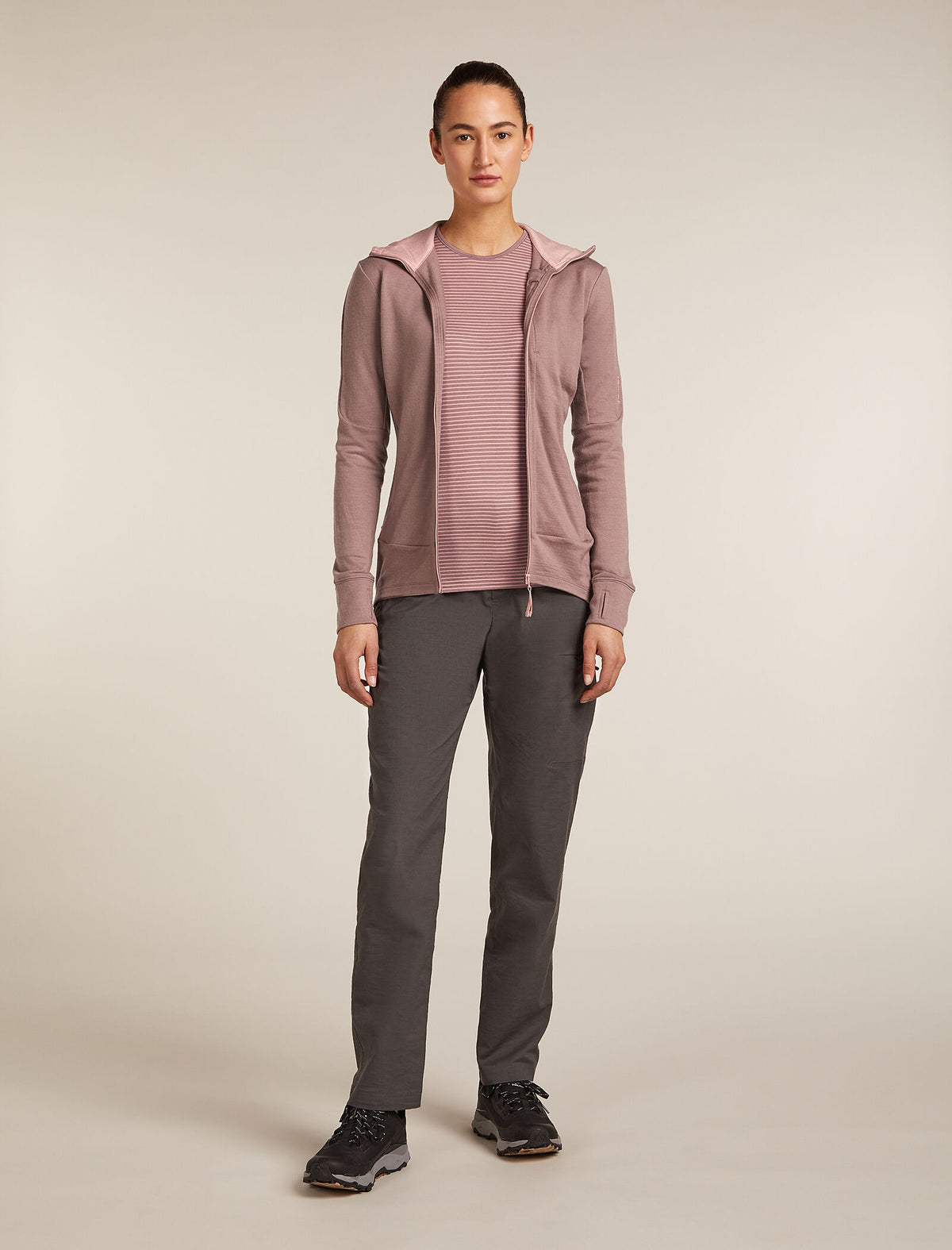 Women's 260 Quantum Zip Hoodie Summit/Blush - 3