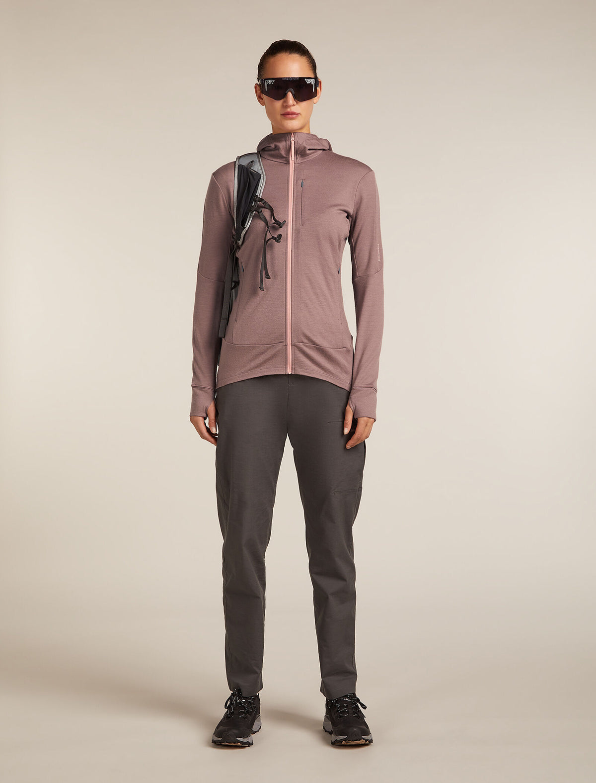 Women's 260 Quantum Zip Hoodie Summit/Blush - 4