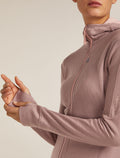 Women's 260 Quantum Zip Hoodie Summit/Blush - 6