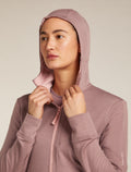 Women's 260 Quantum Zip Hoodie Summit/Blush - 8
