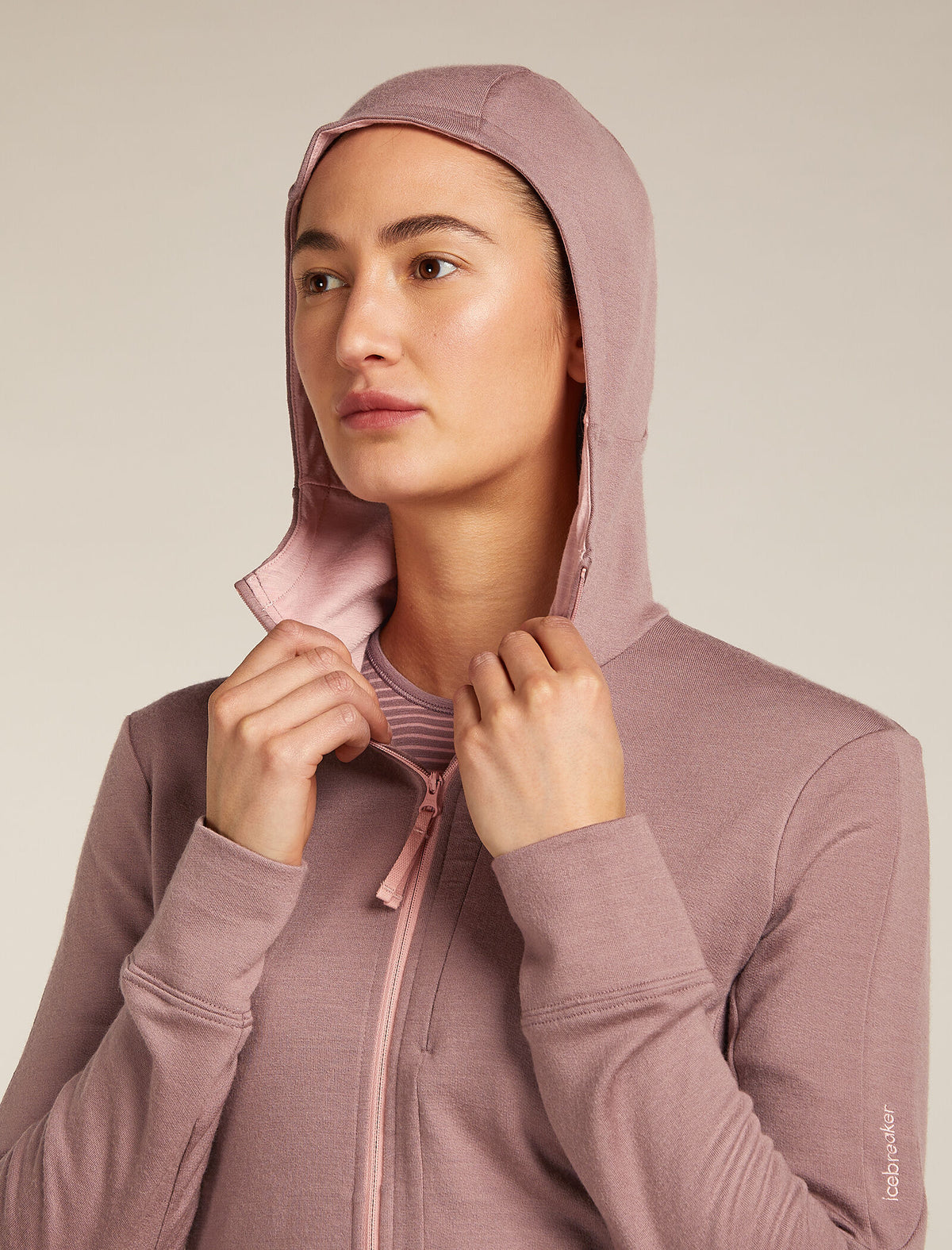Women's 260 Quantum Zip Hoodie Summit/Blush - 8