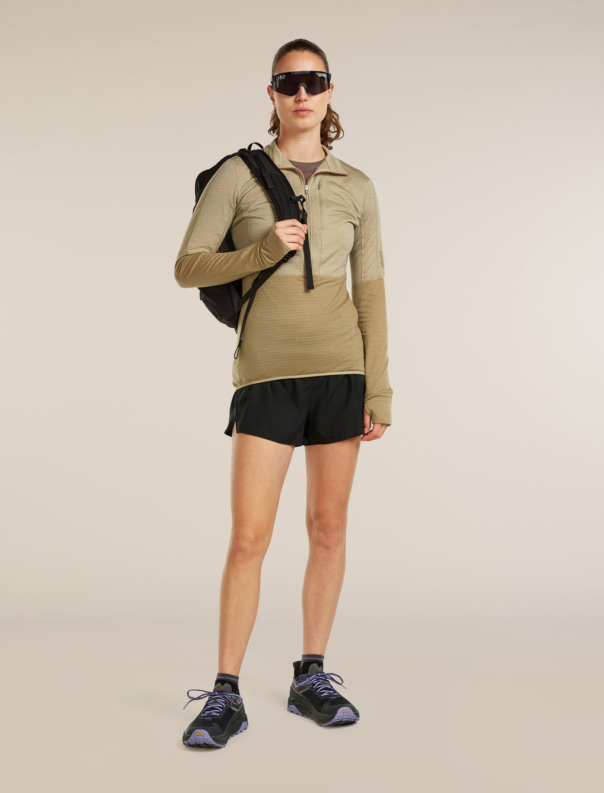 Maglia con zip corta 200 Descender  - 4