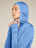Maglia a maniche lunghe con zip e cappuccio in misto di lana merino 200 RealFleece™ Descender Donna  - 9