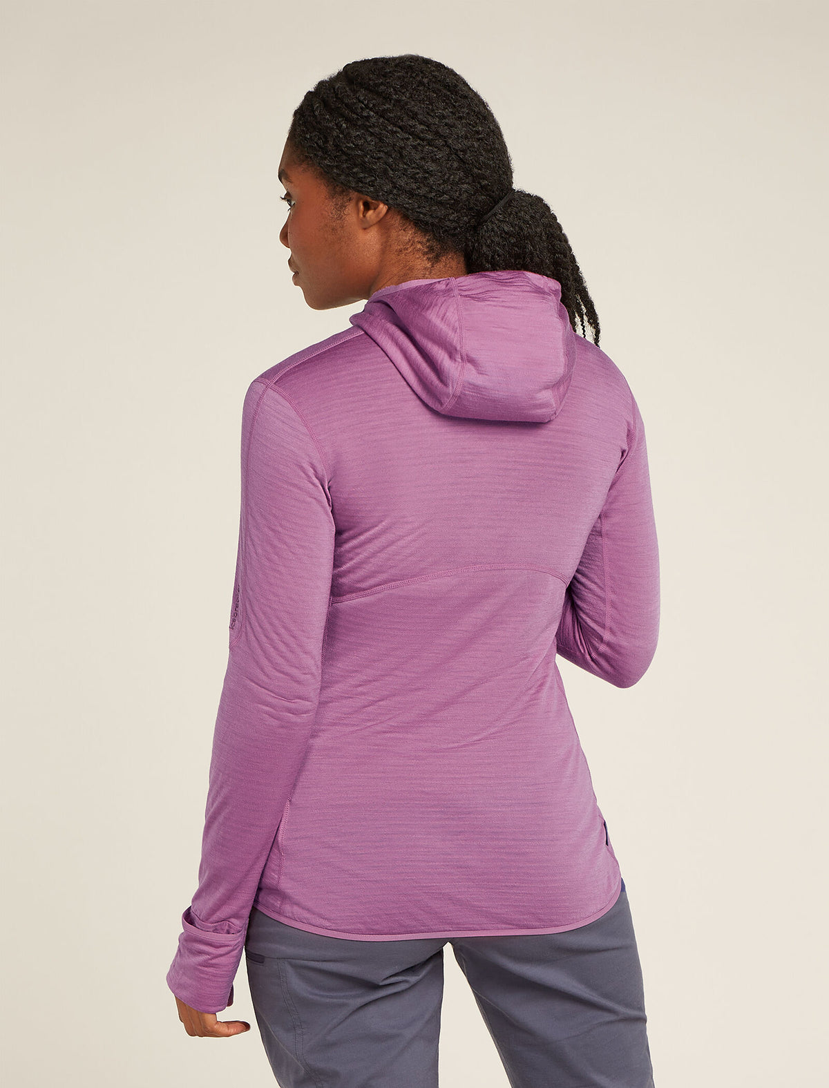 Women's Merino Blend 200 Realfleece™ Descender Long Sleeve Zip Hoodie Deco - 2