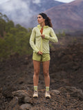 Women's Merino Blend 200 Realfleece™ Descender Long Sleeve Zip Hoodie Citrine - 5