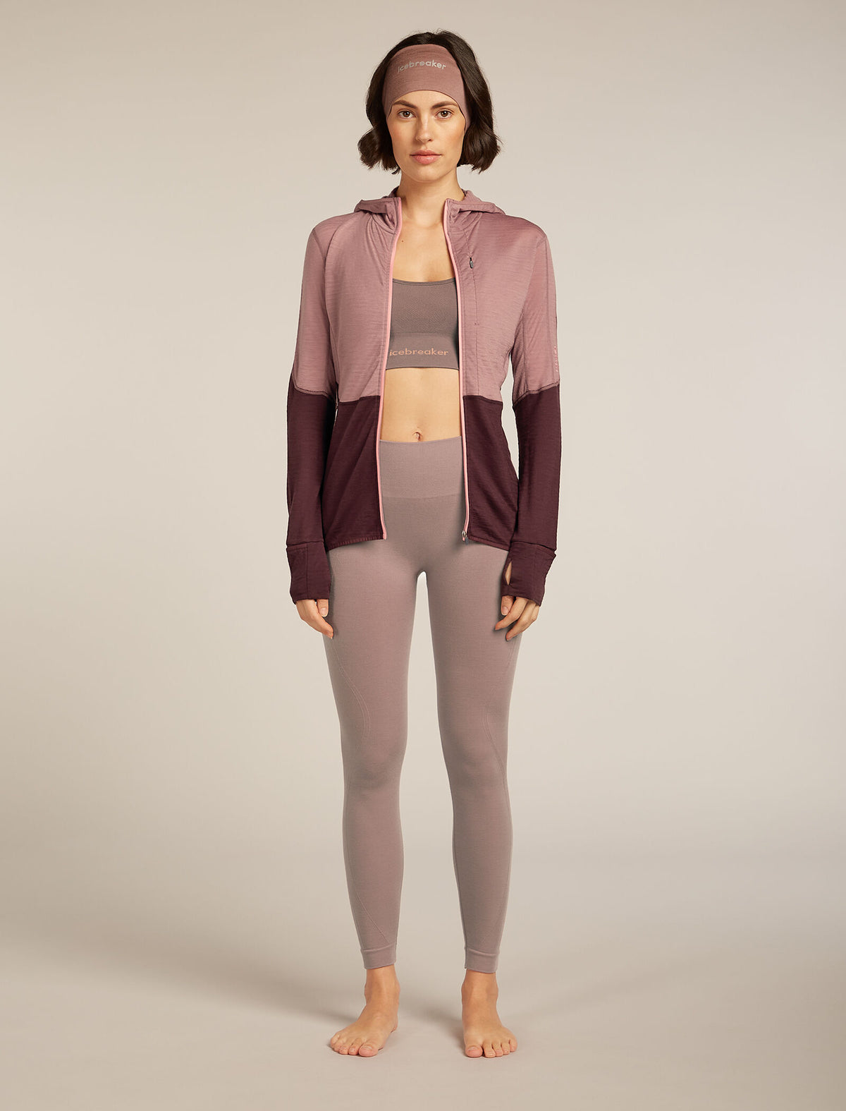 Women's 200 Descender Zip Hoodie Summit/Java - 4