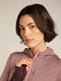 Women's 200 Descender Zip Hoodie Summit/Java - 7