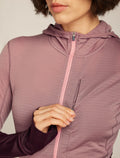 Women's 200 Descender Zip Hoodie Summit/Java - 9