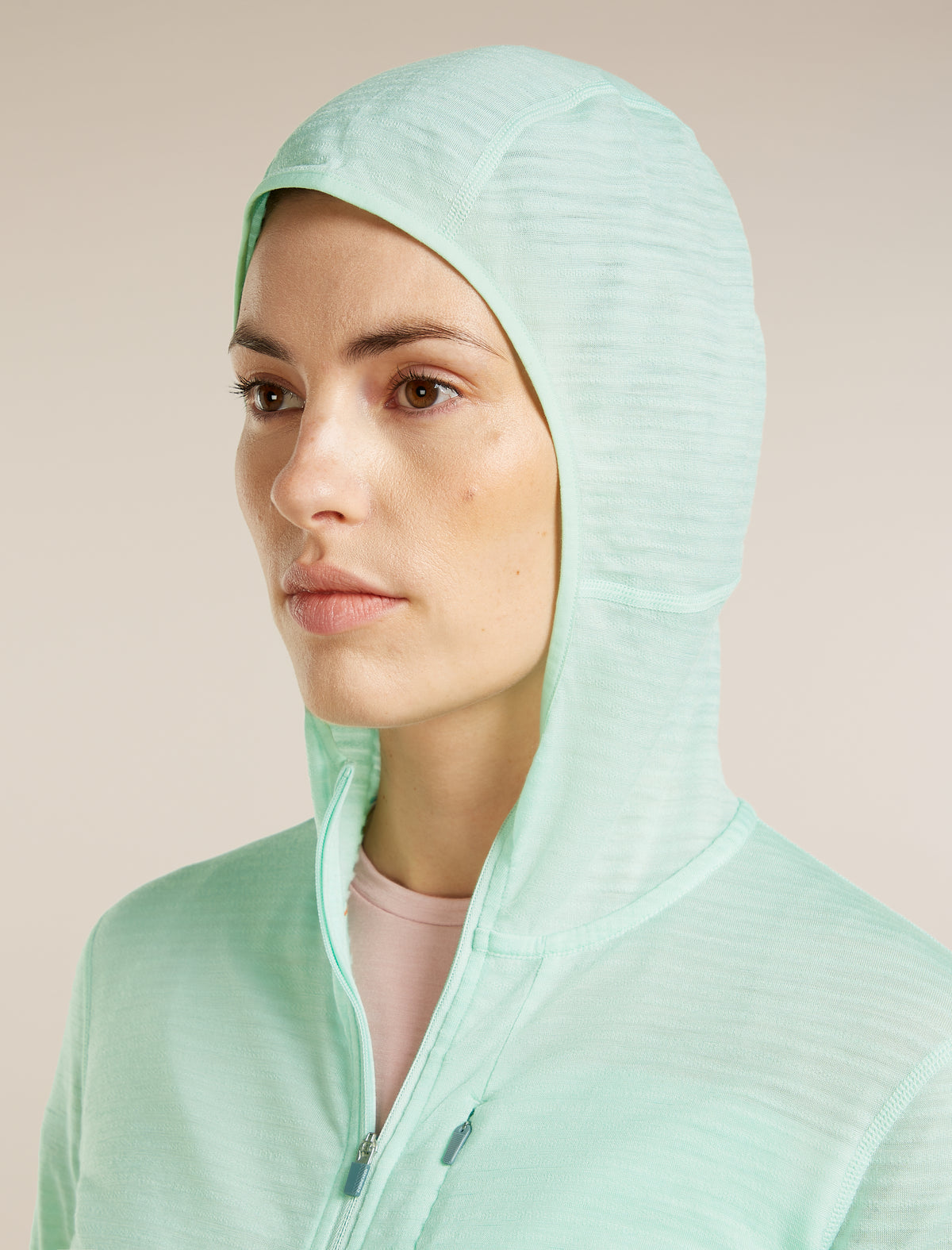 Sudadera con capucha y cremallera 200 Descender Mint/Seaglass/Cb - 9