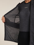 Women's 200 Descender Zip Hoodie Jet Hthr/Black - 10
